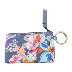Vera Bradley blue floral coin purse